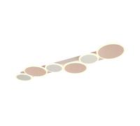 Trio plafonnier LED rond - Beige