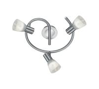 Trio plafonnier spot Levisto - Argent