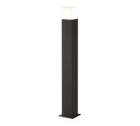 TRIO, Potelets, Hudson incl. 1 x LED,E14,4,0 Watt,3000K,320 Lm. Plastique, Blanc, Corps: Fonte d'aluminium, Anthracite L:8,5 cm, L:8,0 cm, H:80,0 cm IP44 420060142