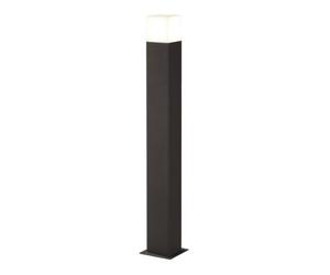 TRIO, Potelets, Hudson incl. 1 x LED,E14,4,0 Watt,3000K,320 Lm. Plastique, Blanc, Corps: Fonte d'aluminium, Anthracite L:8,5 cm, L:8,0 cm, H:80,0 cm IP44 420060142