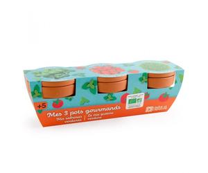 Trio pots gourmands - graines à semer