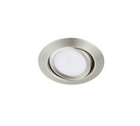 Trio Rila Downlight Encastrable Rond Moderne Nickel Mat 3000k Gris