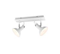 Trio Roxie Spot De Plafond Moderne À 2 Lumières, Double, Blanc Mat Multicolore