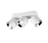 Trio Spot 3 têtes orientables - Blanc