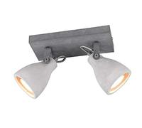 TRIO LIGHTING Plafonnier Concrete Béton GU10