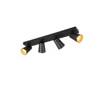Trio Spot intérieur 4 lampes - Noir
