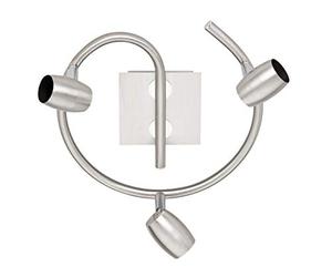 TRIO, Spot, Michael 3xGU10, max.28,0 W Corps: metal, Nickel mat Ø:25,5cm, H:15,0cm IP20