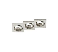 Trio Spot plafond 3 lampes - Argent