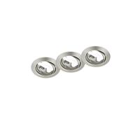 Trio Spot plafond 3 lampes - Argent