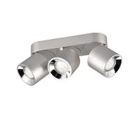 Trio spot plafond Guayana - Argent