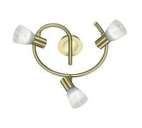Trio Spot plafond Levisto 3 lumières - Or