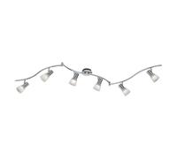 Trio spot plafond Levisto - Argent chromé
