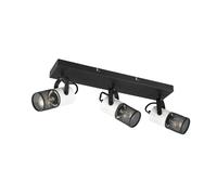 Trio Spot plafonnier Tosh - Noir