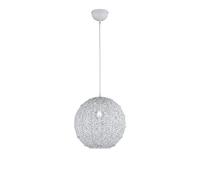 TRIO, Suspension, Bajo 1xE27, max.40,0 W Corps: metal, Blanc Ø:32,5cm, H:150,0cm IP20