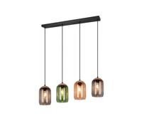 Trio Suspension barre verre - Noir