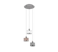 Trio Suspension Kaprun 3xE14 - Argent