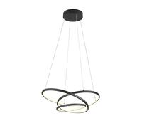 Trio Suspension LED ronde - Noir