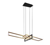 Plafonnier design LED laiton mat salon salle à manger éclairage Suspension dimmable via interrupteur