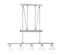 Trio Suspension Stamina 5xE14 - Argent