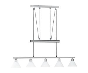 Trio Suspension Stamina 5xE14 - Argent