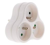 Triplite 3x 16A triangulaire - Blanc - Zenitech
