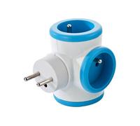 TRIPLITE 3X16A ROTATIVE BLEUE
