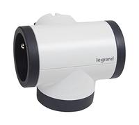 Legrand Multiprise Triplite FB 3x2P+T – prises latérales rotatives USB B/N