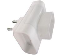 Triplite latérale ZENITECH 3 prises 6A - Blanc