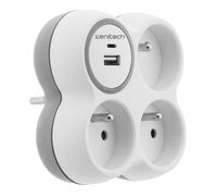 Triplite - ZENITECH - Prise 16A + USB - 2 ports USB-A/C - 2P+T 16A - 3680W (230V)