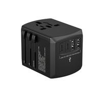 Adaptateur de voyage universel Xoopar Tripper Noir