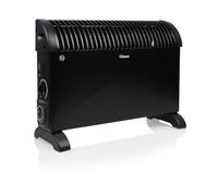 Tristar Convecteur Électrique, 2000 W, 3 Puissances, Turbo, Minuterie 24 h | Thermostat réglable, Protection surchauffe, Quasi silencieux, Poignée intégrée, KA-5104