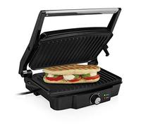 Tristar GR-2852 Gril de contact - Noir - Acier inoxydable - Rectangulaire - 278 x 170 mm - Couvercle de fermeture - 1500 W - 220 - 240 V (GR-2852)