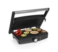 Tristar Gril de Contact, 1500 W, Surface de 27,5 x 18 cm, Ouverture à 180°, Utilisation comme Gril de Table, Bac Récupérateur de Graisse, GR-2830