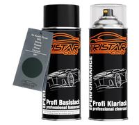 TRISTARcolor Bombe aérosol pour MG 961 British Racing Green Metallic +1K | pour Austin Rover / MG / Morris / Roewe / Rover / Triumph, Peinture voiture, Kit peinture de base + vernis
