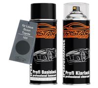 TRISTARcolor Bombe aérosol pour Toyota 1E0 Gris Eclipse Metallic + vernis | pour Toyota / Lexus / Scion, Peinture voiture, Kit peinture de base + vernis, bombes aérosols 400ml