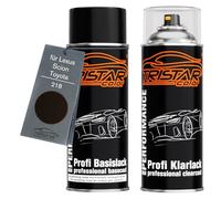 TRISTARcolor Bombe aérosol pour Toyota 218 Attitude Black Metallic + vernis | pour Toyota / Lexus / Scion, Eclipse Black Metallic, Peinture voiture, Kit peinture de base + vernis, bombes aérosols 400ml