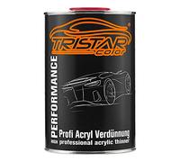 TRISTARcolor Diluant Acrylique 1K 2K Pot 1 litres | Pour peinture auto base vernis & couche de fond, étalement parfait, excellente brillance, sans résidus, Made in Germany