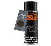 TRISTARcolor Peinture voiture Bombe de peinture pour Opel 190 Phantom Grey Perl Metallic/Rocky Grey Perl Metallic Peinture de base aérosol 400 ml