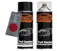 TRISTARcolor Peinture voiture Kit bombes de peinture pour Austin Rover/MG/Morris/Roewe/Rover/Triumph CAO Nightfire II Peinture de base vernis clair aérosol 400 ml