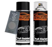 TRISTARcolor Peinture voiture Kit bombes de peinture pour Chrysler/Dodge/Jeep/Plymouth/Viper 503B Ceramic Grey Peinture de base vernis clair aérosol 400 ml