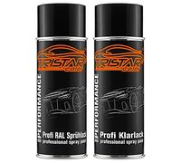 TRISTARcolor RAL 1001 Beige et bombe de vernis clair haute brillance (400 ml chaque)