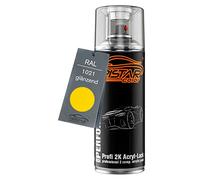 TRISTARcolor RAL 1021 Kadmiumgelb brillant Bombe de peinture acrylique 2K aérosol peinture à vaporiser peinture à pulvériser 400 ml séchage rapide