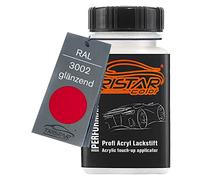 TRISTARcolor RAL 3002 Karminrot brillant Crayon de retouche de peinture 50 ml à séchage rapide