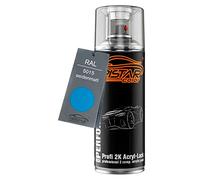TRISTARcolor RAL 5015 Himmelblau mat satiné Bombe de peinture acrylique 2K aérosol peinture à vaporiser peinture à pulvériser 400 ml séchage rapide