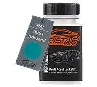 TRISTARcolor RAL 5021 Wasserblau brillant Crayon de retouche de peinture 50 ml à séchage rapide