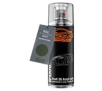 TRISTARcolor RAL 6007 Flaschengrün mat satiné Bombe de peinture acrylique 2K aérosol peinture à vaporiser peinture à pulvériser 400 ml séchage rapide