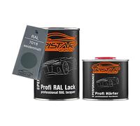 TRISTARcolor RAL 7016 Anthrazitgrau mat satiné Pot de peinture automobile 2K 1,5 litre / 1500 ml durcisseur inclus