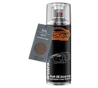 TRISTARcolor RAL 8027 Lederbraun mat satiné Bombe de peinture acrylique 2K aérosol peinture à vaporiser peinture à pulvériser 400 ml séchage rapide