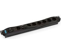 Triton RAB-PD-X08-A1 Bâti de prises 19" 8x, Triton RAB-PD-X08-A1, avec protection contre les surtensions