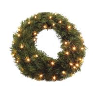 Triumph Tree Forest Frosted Couronne de Noël avec éclairage LED - Noël couronne